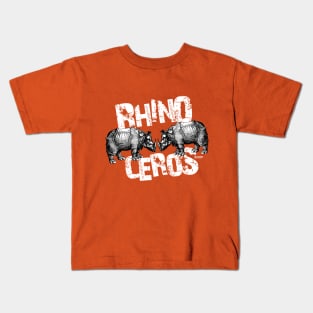 Rhinoceros-2 Kids T-Shirt